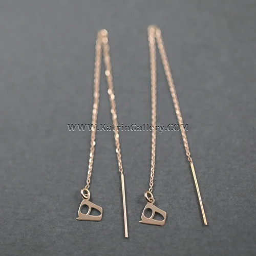 گوشواره طلا کد 160028